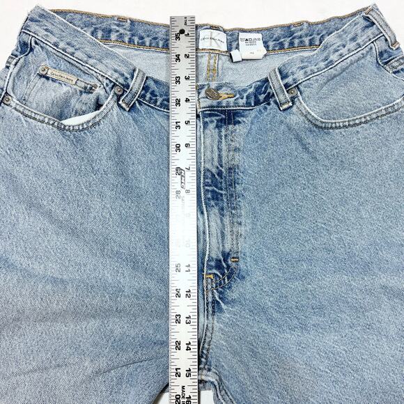 Vintage Calvin Klein Jeans 36x28 Baggy Wide Leg Denim Y2K Hip Hop Used - Picture 10 of 11